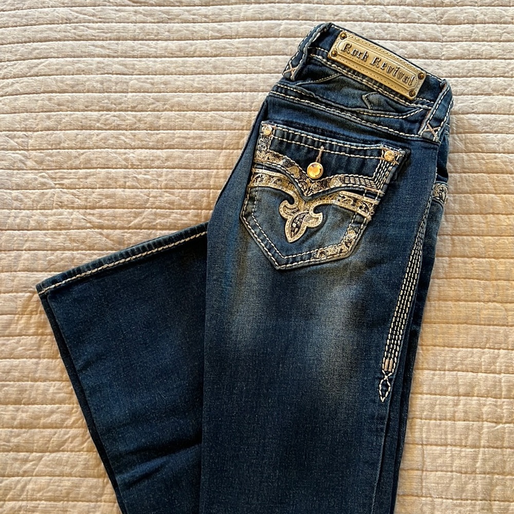 Rock Revival - Brisia - Bootcut - Size 25 - Dark wash